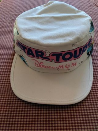 Htf Vintage 1989 Star Tours Disneyland Hat Rare Star Wars