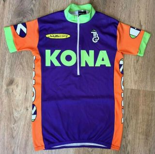 Kona Rare Vintage Cycling Jersey Size S