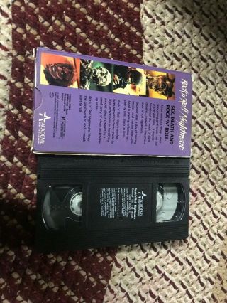 ROCK N ROLL NIGHTMARE HORROR SOV SLASHER RARE OOP VHS BIG BOX SLIP 2