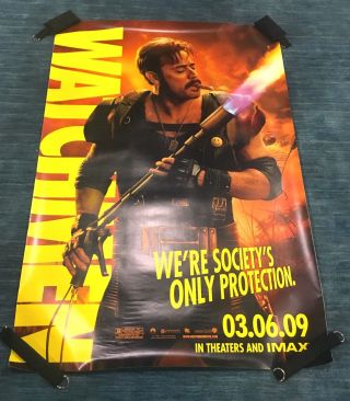 2009 Watchmen Comedian Bus Stop Poster,  Rolled,  48x70 Rare