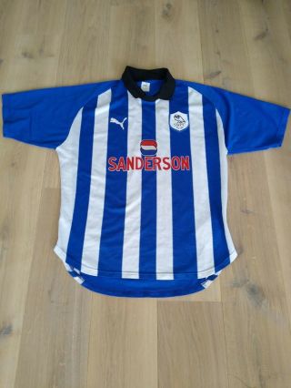 Sheffield Wednesday Fc Home Shirt 1999 - 2000 - Rare/retro/classic Men 