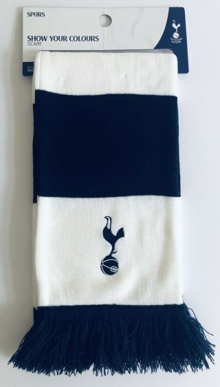 Rare - Official Tottenham Hotspur Scarf - Show Your Colours - Spurs -