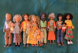 Rare Complete Set - Sunshine Family Dolls