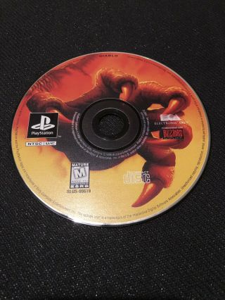 Diablo (sony Playstation 1,  1998).  Disc Only.  Cleaned/tested/ Rare