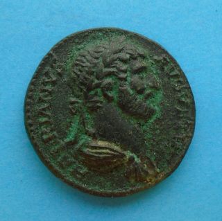 Hadrian Æ Sestertius,  Sesterce,  Rome Very Rare
