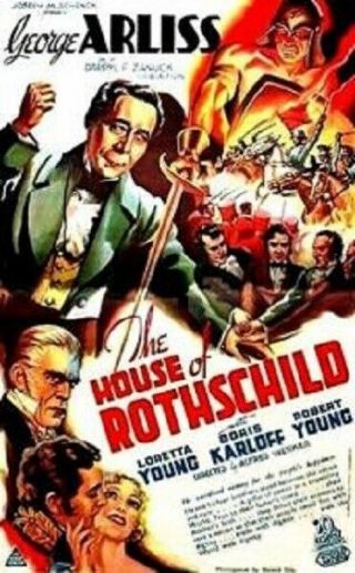 The House Of Rothchild Rare Classic Pre Code Dvd 1934 Boris Karloff Arliss