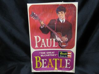 The Beatles PAUL McCARTNEY Revell Model Kit 1964 Vintage Figure Rare 8