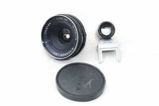 (6100) Rare Minolta W.  Rokkor - Qh 21mm F4 Mf Lens For Sr W/ Finder From Japan