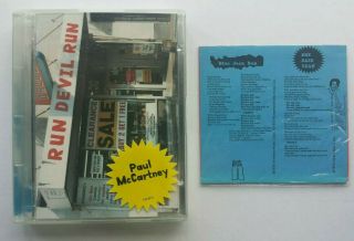 Paul Mccartney - Run Devil Run Minidisc Album Md Beatles Inc.  Rare Lyric Booklet