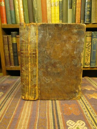 1835 Taylor A Universal History Of The United States Rare Leather Book Woodcuts