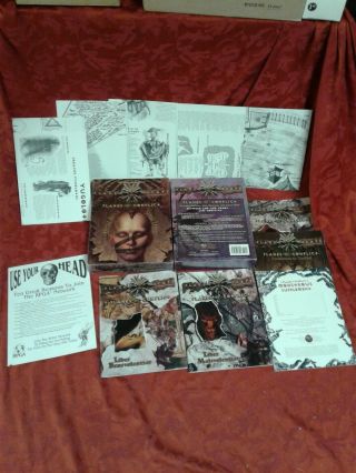Rare Complete Vg,  Box Set Ad&d Planescape Planes Of Conflict Gift Gamer 2.  0 2nd