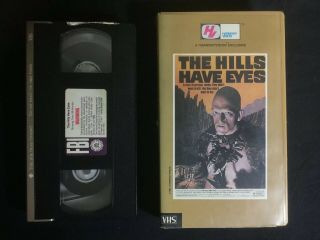 The Hills Have Eyes First Release Rare Early Vhs Horror Clamshell Harmony Vision