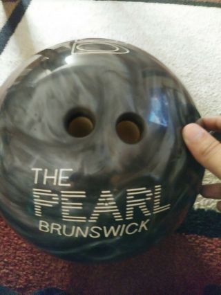 Brunswick The Pearl 10lbs Bowling Ball Gd50475 Vintage 1980 Rare