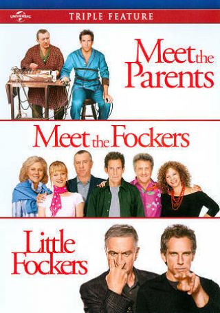 Meet The Parents 1 2 & 3 Rare Trilogy Dvd Set Ben Stiller Robert Deniro