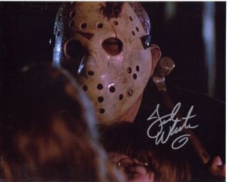 Ted White Friday The 13th Rare Signed 8x10 Jason Vorhees Photo With