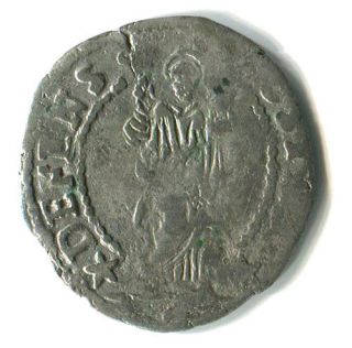 Italy Venice 1/2 Soldo 1676 - 1684 Silver Color Rare So Ao1