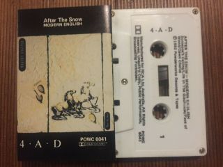 Modern English.  After The Snow - - Rare 1982 Australian 4ad Cassette.  Wave