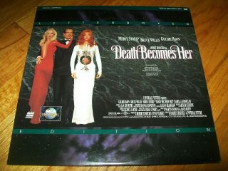 Death Becomes Her Laserdisc Ld Widescreen Format Very Rare