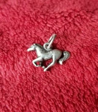 James Avery Sterling Silver 925 Rare Retired Mustang Horse Charm Pendant