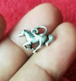 James Avery sterling silver 925 rare retired Mustang Horse Charm Pendant 4