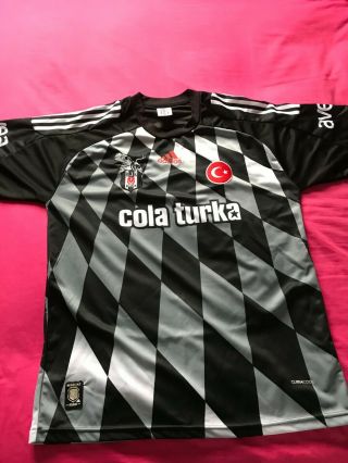 Rare Besiktas Football Shirt Xl 2009/2010 3rd Kit Adidas Turkey Turkish