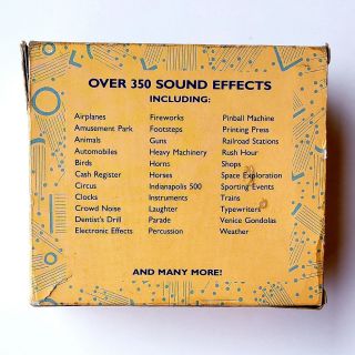 Sound Effects For Home Movies & Videos Volumes 1 - 5 RARE (5 CD Box Set 1991) 2