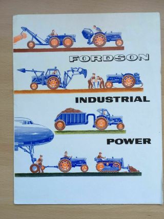 Fordson Power Major Industry Brochure Poster Advert - 1959 Ultra Rare