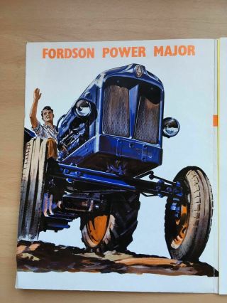 Fordson Power Major Industry Brochure Poster Advert - 1959 ULTRA RARE 2