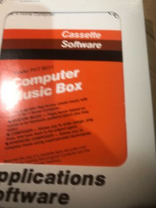 Minty Nos TI99 - 4a Home Computer Music Box Cassette Rare PHT PHD 6011 2
