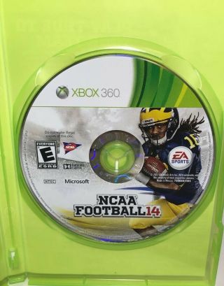 NCAA Football 14 Xbox 360 complete rare Wal Mart exclusive limited edition 4