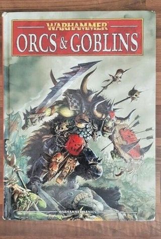 Warhammer Orcs & Goblins Army Book 8th Edition Games Workshop Rare Oop Gw