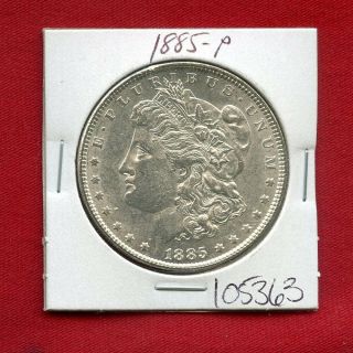 1885 Unc Morgan Silver Dollar 105363 Us Bu State Rare Coin Gem