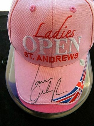 Lorena Ochoa Auto Signed British Open St Andrews Cap Win Union Jack Cert Rare