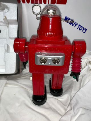 RARE MECHANIZED DIABLO ROBBY ROBOT TIN TOY CHINA/ JAPAN VERSION MIB 10