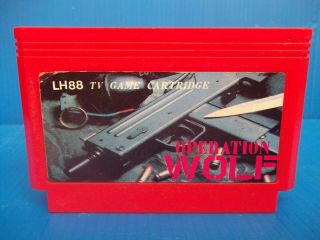 Rare Vintage Famiclone Operation Wolf Lh88 Old Famicom Nes Cartridge