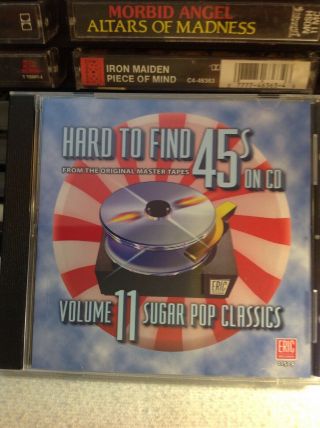 Hard To Find 45s,  Vol.  11: Sugar Pop Classics Cd The Peppermint Rainbow Rare