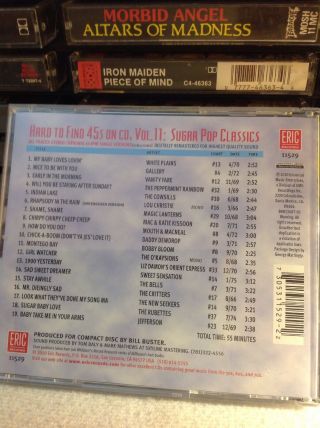 Hard to Find 45s,  Vol.  11: Sugar Pop Classics CD The Peppermint Rainbow Rare 3