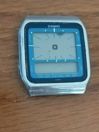 Rare Vintage Casio Ae - 70 Mod:187 Digital Hands Ana - Digi Alarm Chronograph Retro