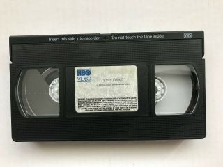 THE EVIL DEAD (VHS) RARE HBO VIDEO VERSION  BRUCE CAMPBELL SAM RAIMI 6