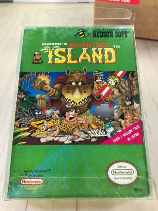 Adventure Island - Nes - Rare Retro Nintendo Game Us Version.