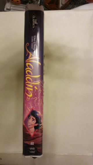 Aladdin VHS Black diamond Edition RARE 2