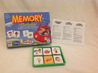 Disney Little Einsteins Milton Bradley Memory Matching Game Complete Rare