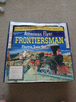 American Flyer 20550 " The Frontiersman " Boxed Passenger Set Train Model Rare