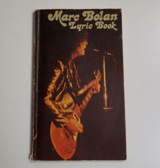 Marc Bolan Lyric Book Rare Vintage 1972 Tyrannosaurus T Rex Glam Essex