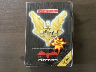 Rare Firebird Elite Gold Edition Apple Ii Space Game
