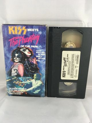 Kiss Meets The Phantom Of The Park VHS 1988 Goodtimes music Video Movie Rare 2