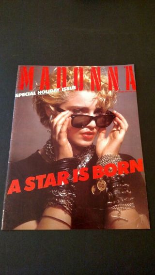 Madonna " A Star Is Born " (1983) Rare Print Promo Poster Ad
