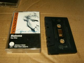 Madonna True Blue Four Track Cassette,  Canada,  Rare