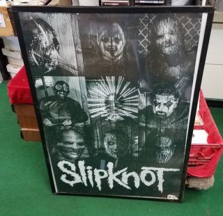 Slipknot Poster 2014 Rare Vintage Collectible Oop