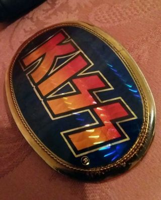 1977 Pacifica kiss prism belt buckle with rare Pegasus stamp 6